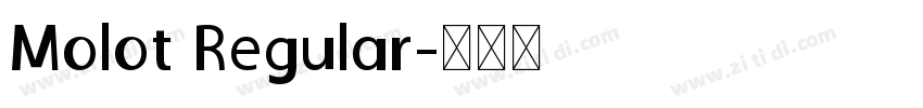 Molot Regular字体转换